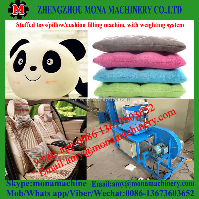 Sofa bolster cushion soft plush toy teddy bear stuffed filled filler machine fiber opening doll stuffing pillow filling machine