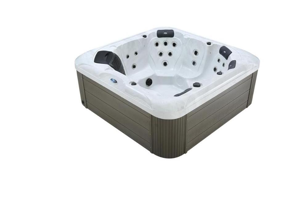 Promotion outdoor spa/bathtub whirlpool massage tube fiberglass stainless steel jets hot tubs