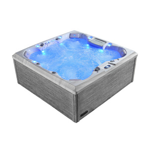 2023 New spa design 7 people outdoor spa tub massage bathtubs hot tube hot tub ice bath cold plunge