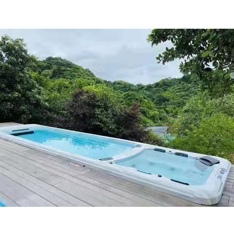 Endless acrylic pool shipping container endless swim spa pools endless swimming pool