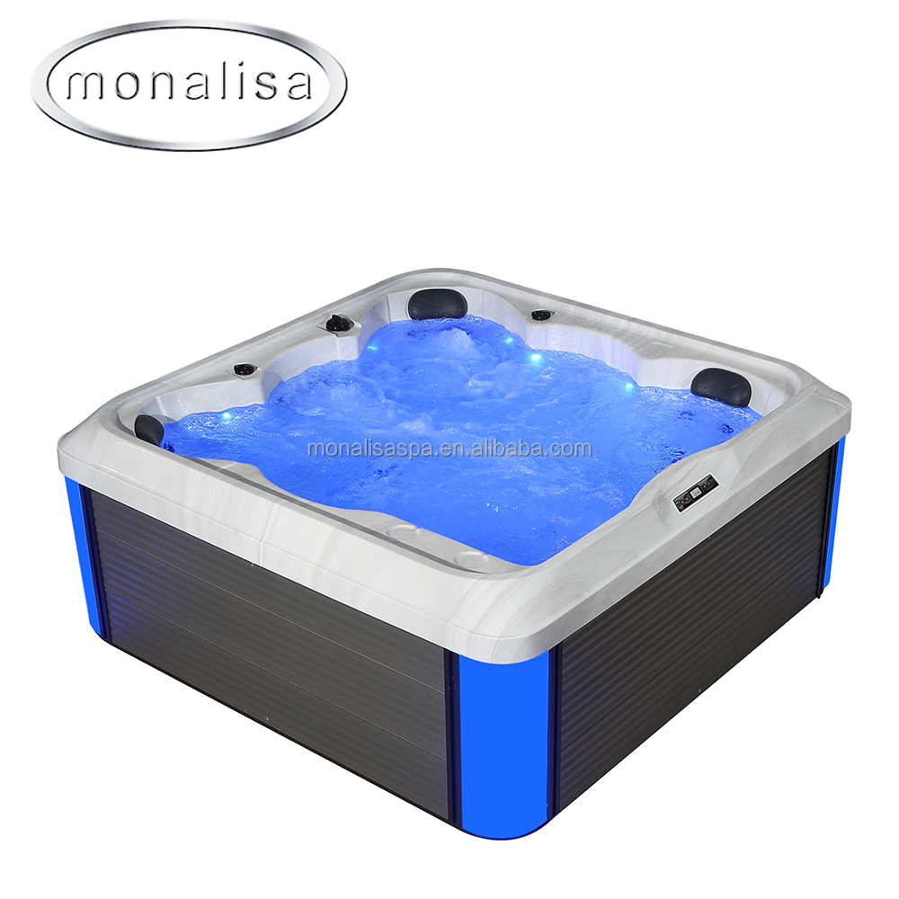 Using American Lucite Acrylic Sheet Hot Selling Outdoor High End Whirlpool Hot SPA Tub Fiberglass Pool