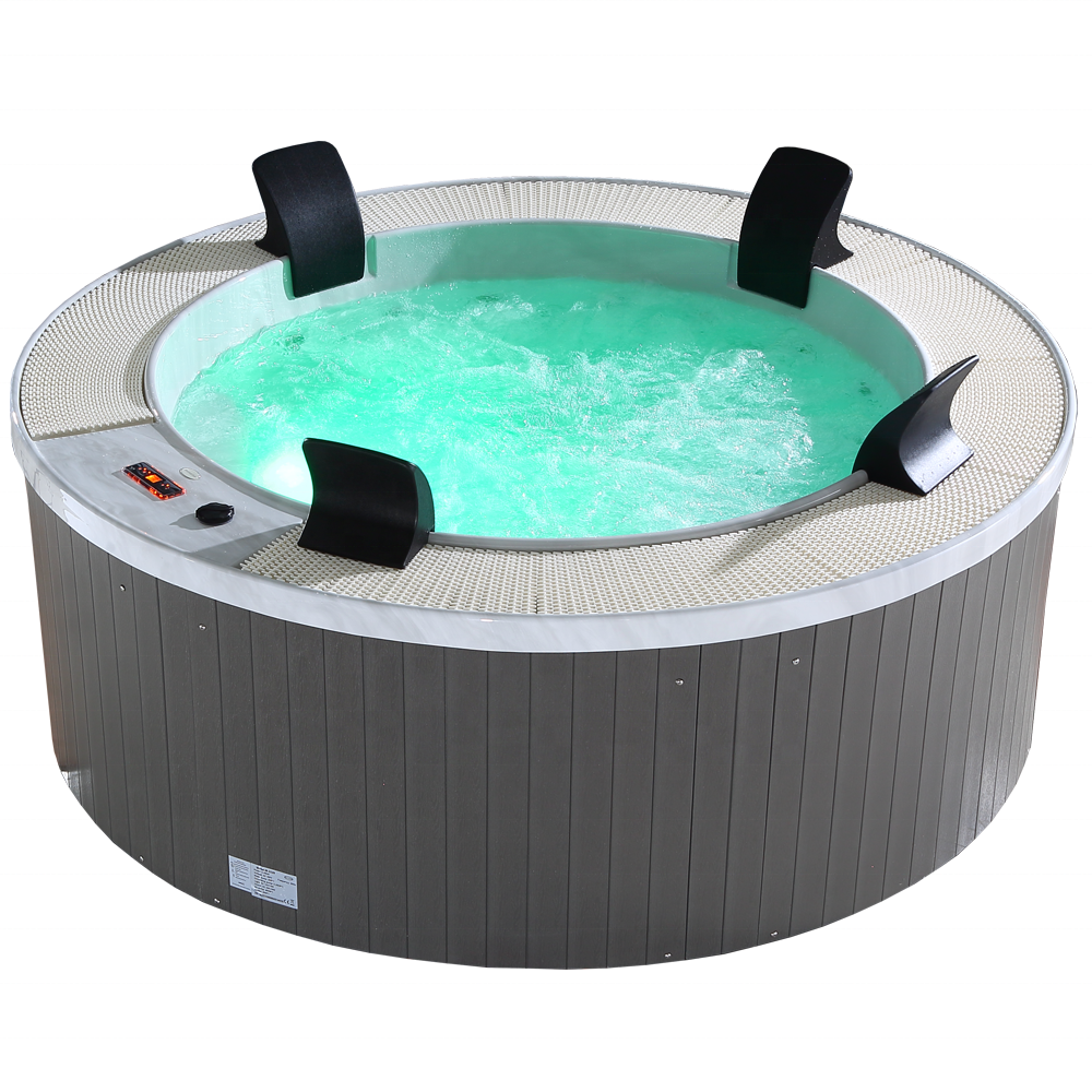 Special Design Round Hot Tub Spa Underground Surround Bathtub Hotel Hpt Tub Spa Outdoor Acrylic Massage Modern Freestanding