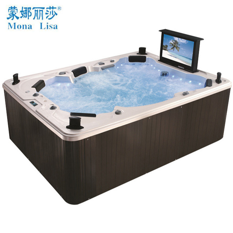 Hot Tube Sexy Tub 8 Spa Person Jet Whirlpool Bathtub With Tv Hot Tub