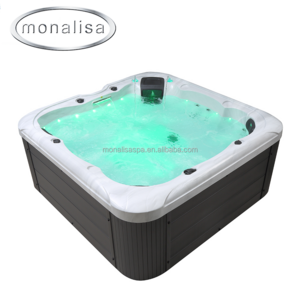 Monalisa Square Acrylic Whirlpool Spa  Bathtubs Outdoor  Baby Massage  5 people  Hot Tub