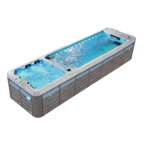 Endless acrylic pool shipping container endless swim spa pools endless swimming pool