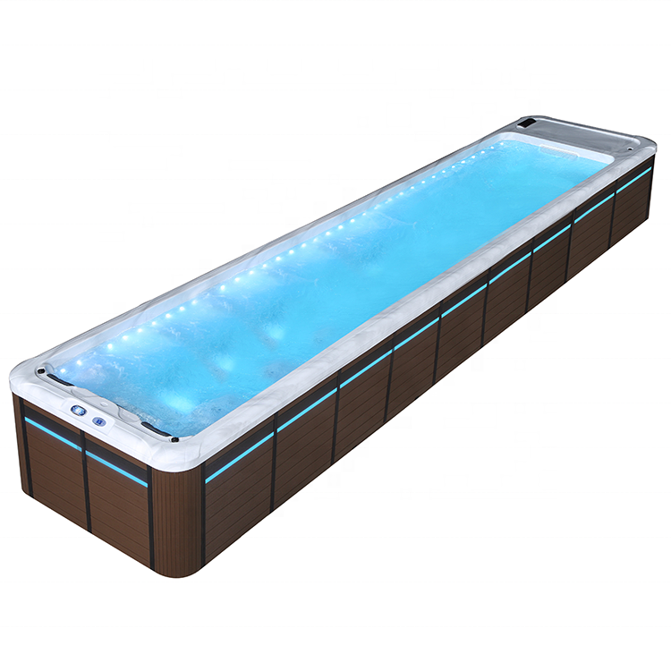 High Quality Long 8.8 Meter Household Outdoor Massage Spa Monalisa Endless Swimming Pool