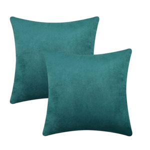 High Quality Low Price OEM Solid Square Bed Chair Decorative Pillow Case velvet cushion cover