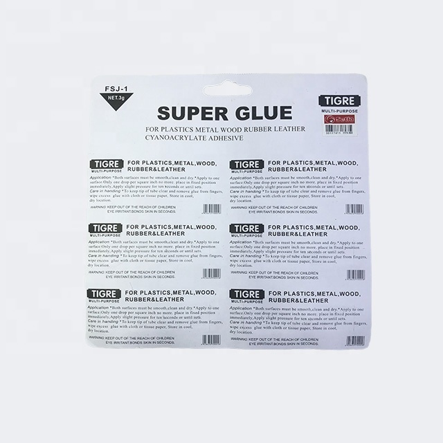 Bolivia hot selling fast dry glue for metal shoes repair adhesive aluminium tube cyanoacrylate adhesive super glue3g