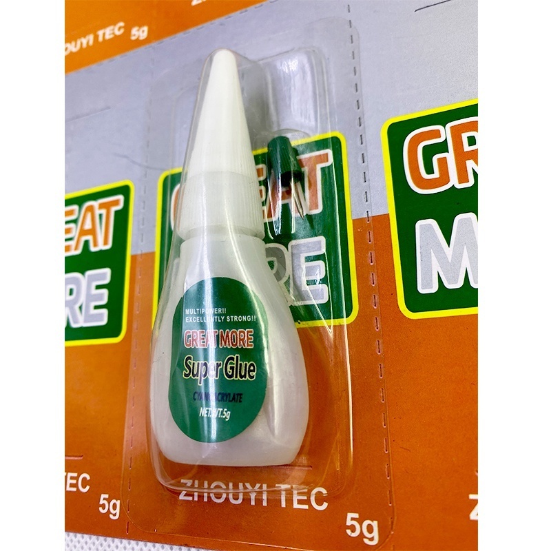 fast bond  5g no dry quality  plastic bottle super glue 100%   cyanoacrylate shoes glue