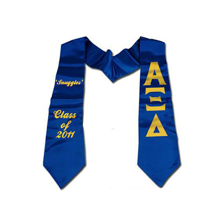 60inch prining/embroidery Graduation Stoles Sashes