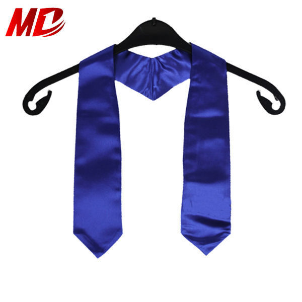 Satin Graduation Stoles Wholesale Maroon Plain Stole Academic Sash