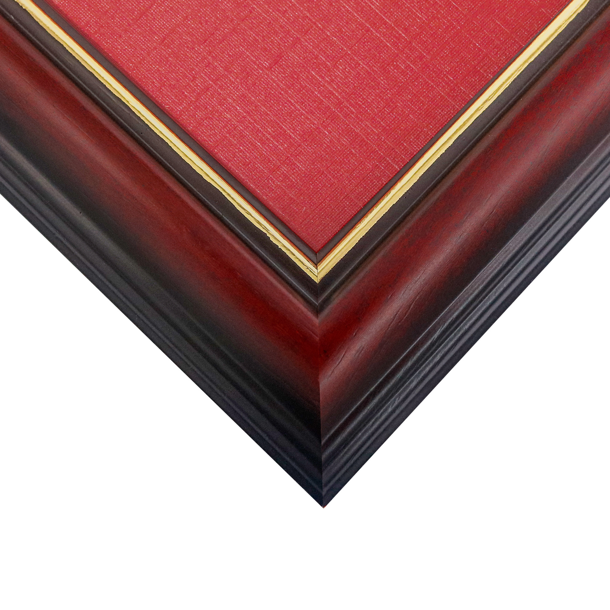 Graduation 8.5x11 Wood Diploma Frame A4 Certificate Frames University College Degree Frame with Double Gold Edge