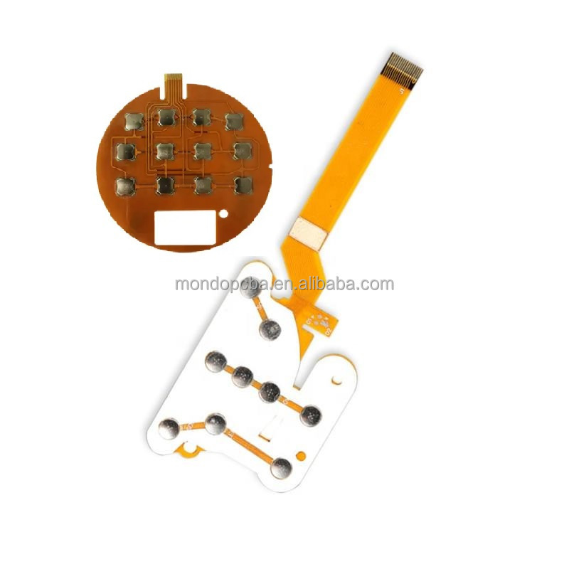 customize flexible print circuit board metal dome flex pcb assembly for membrane switch