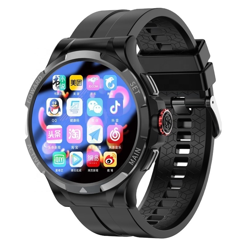 Custom Logo Trendy Adult touch screen smart watch with sim card supported 800mAh phone watch 4g smartwatches with hidden camera