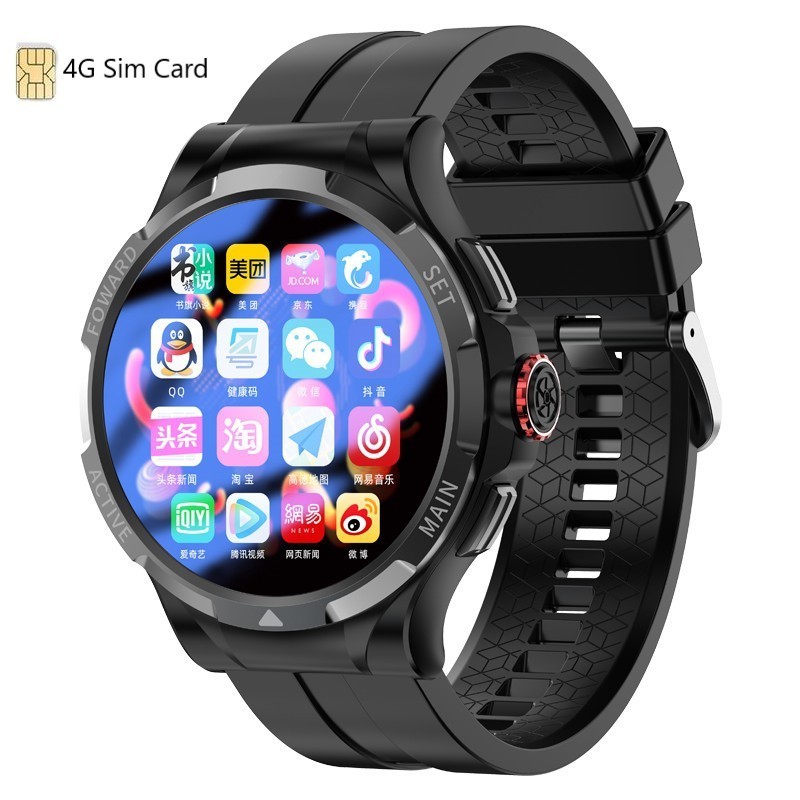 1.43 inches AMOLED touch screen adults smart sport watch 800mAh phone watches 4g 5g sim card smart watch with hidden camera