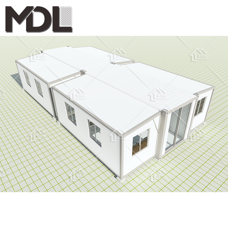 Fast install Steel Structure Prefabricated Luxury villa Two Storey Prefab House container house