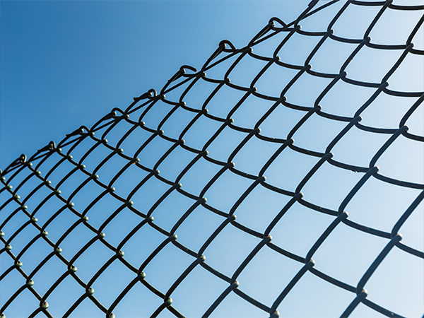 Factory Wholesale Galvanized customizable construction temporary fence Chain Link Fence For Sale