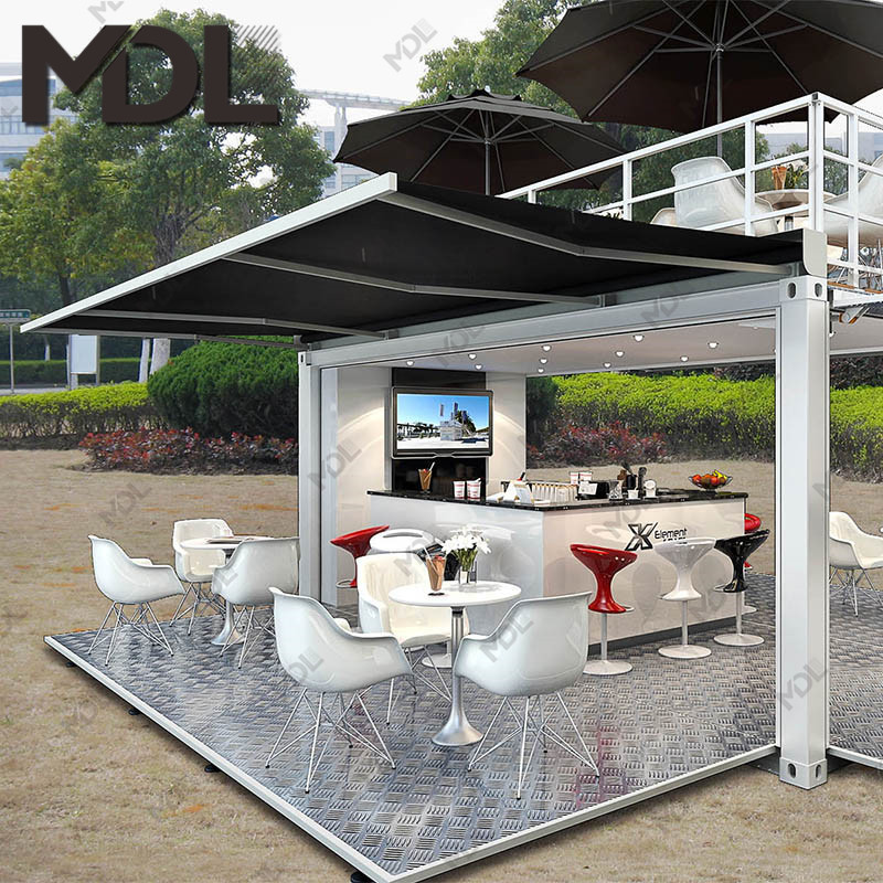 Pop-Up coffee shop design, Mobile 20ft shipping container coffee shop bar for sale