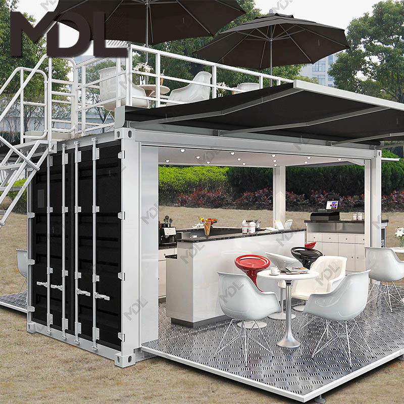 Pop-Up coffee shop design, Mobile 20ft shipping container coffee shop bar for sale