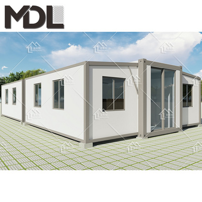 Fast install Steel Structure Prefabricated Luxury villa Two Storey Prefab House container house