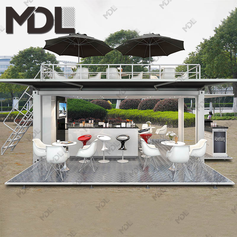 Pop-Up coffee shop design, Mobile 20ft shipping container coffee shop bar for sale