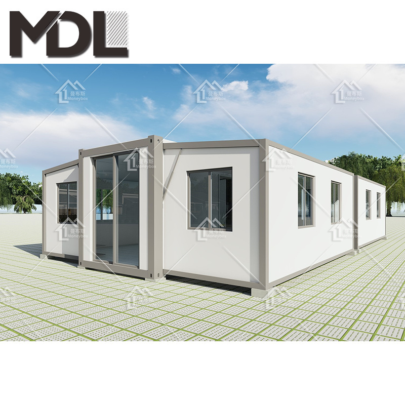 Fast install Steel Structure Prefabricated Luxury villa Two Storey Prefab House container house