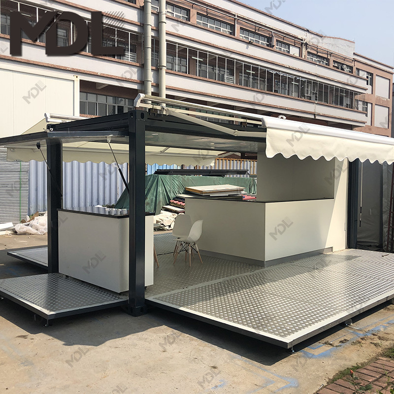 Pop-Up coffee shop design, Mobile 20ft shipping container coffee shop bar for sale