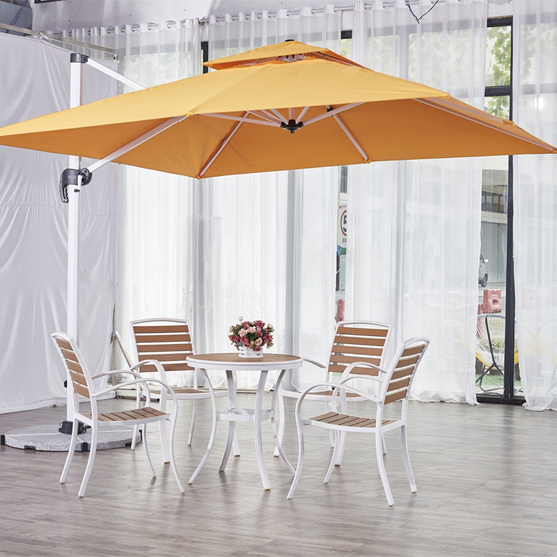 Garden Parasol Beach Using Aluminum Material Hotel Cantilever Parasols Umbrellas Outdoor Big Company Sun Shade Umbrella Patio