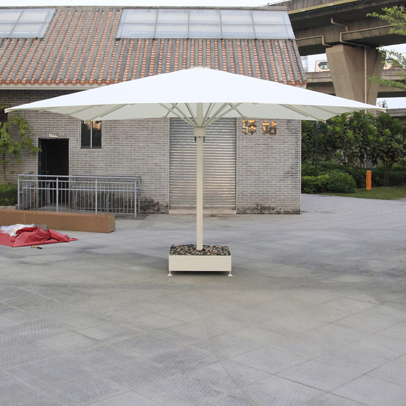 Waterproof Parasols Umbrellas Stand Outdoor Garden Large Restaurant Cafe Hotel Market Commercial Aluminum Patio Umbrella 3X4