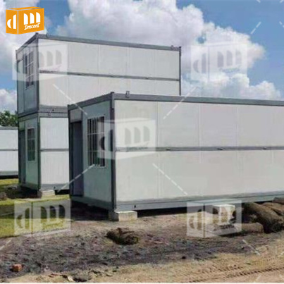 China Manufacturer Supplier Portable Mobile Foldable Container Houses 3 Rooms Ready Made Prefabricated Office Building Factory