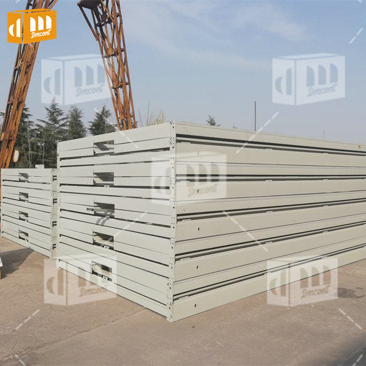 China Manufacturer Supplier Portable Mobile Foldable Container Houses 3 Rooms Ready Made Prefabricated Office Building Factory