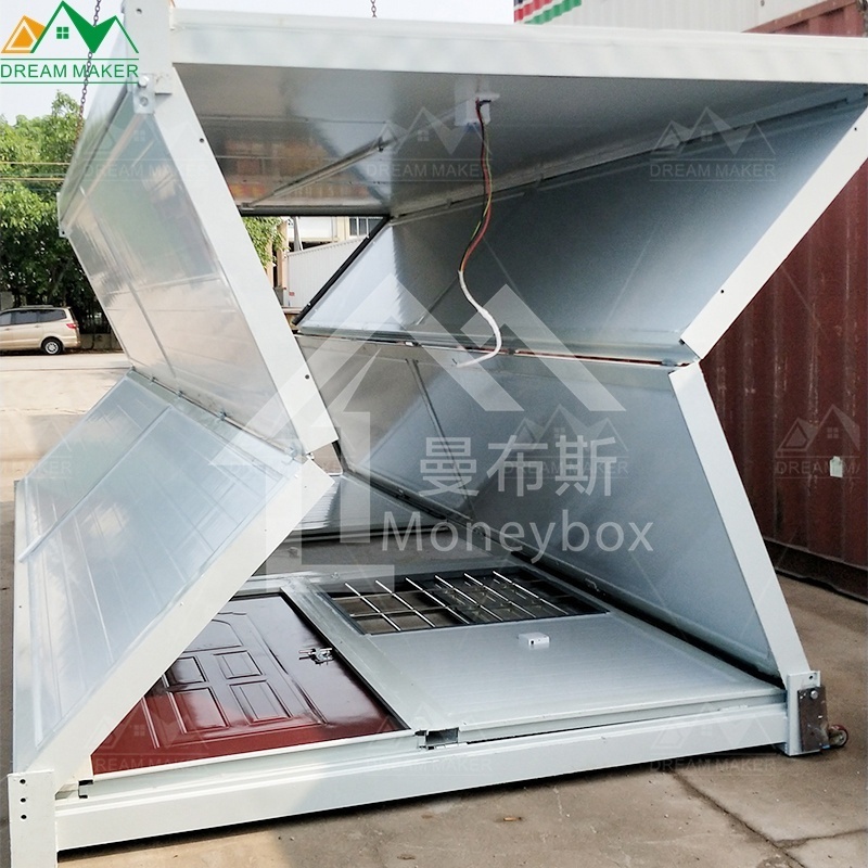 Casa Prefabricated House 20ft Tiny Foldable Office Container For House Portable Folding Building Outdoor Modular Prefab Office