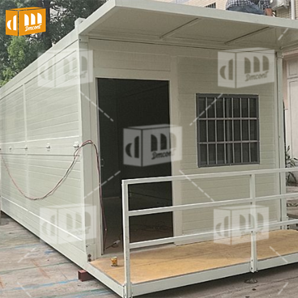 China Manufacturer Supplier Portable Mobile Foldable Container Houses 3 Rooms Ready Made Prefabricated Office Building Factory