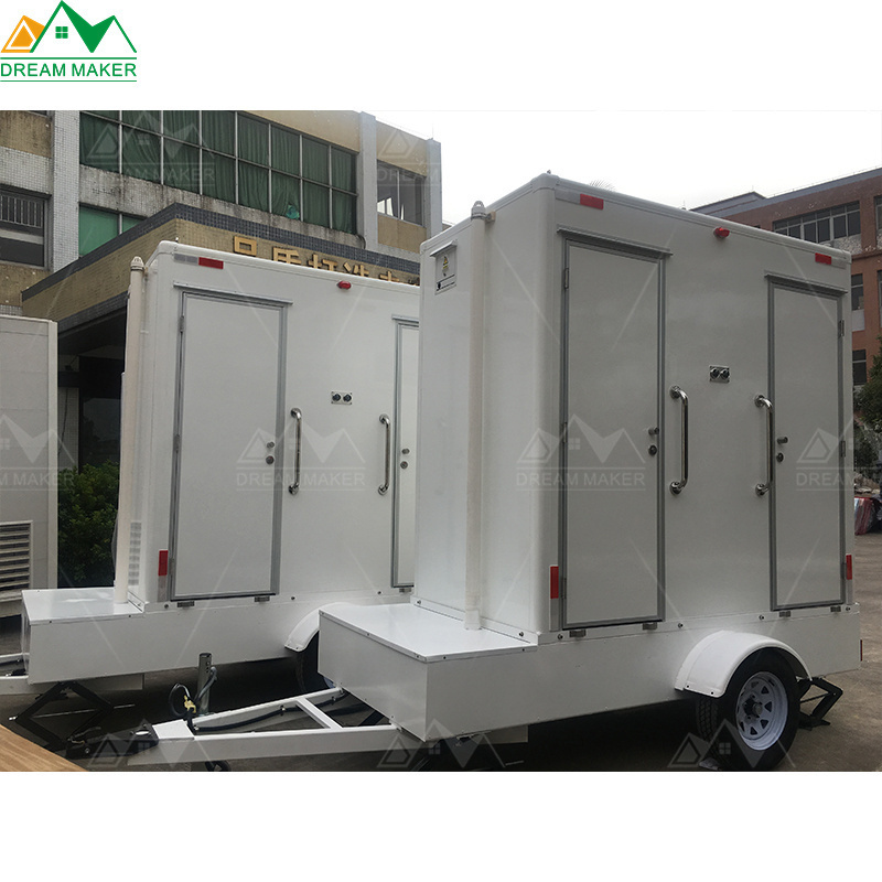 Metal Camping Mobile Toilets Trailer Portable Restroom Camping Toilet Portable Mobile Outdoor Trailer Portable Toilet Cabin