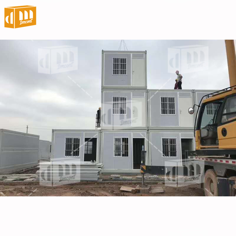 Folding Container Houses Mobile Prefabricated Foldable Container Homes Portable Tiny House Modular Building Bar Restaurant