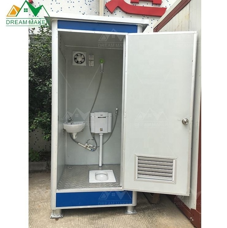 Manufacturers Wholesale Luxury Outdoor Portable Toilet Prefab Mobile Toilet And Shower Units For Sale Movable Plastic Toilet