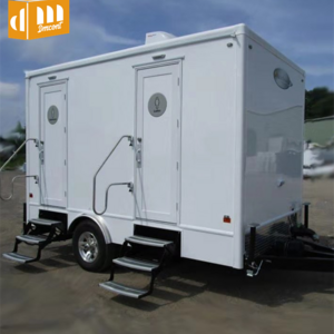 Outdoor Automatic Public Modern Style Prefab Adults Toilet Portable Mobile Toilet To Buy Movable Trailer Container WC with Wheel