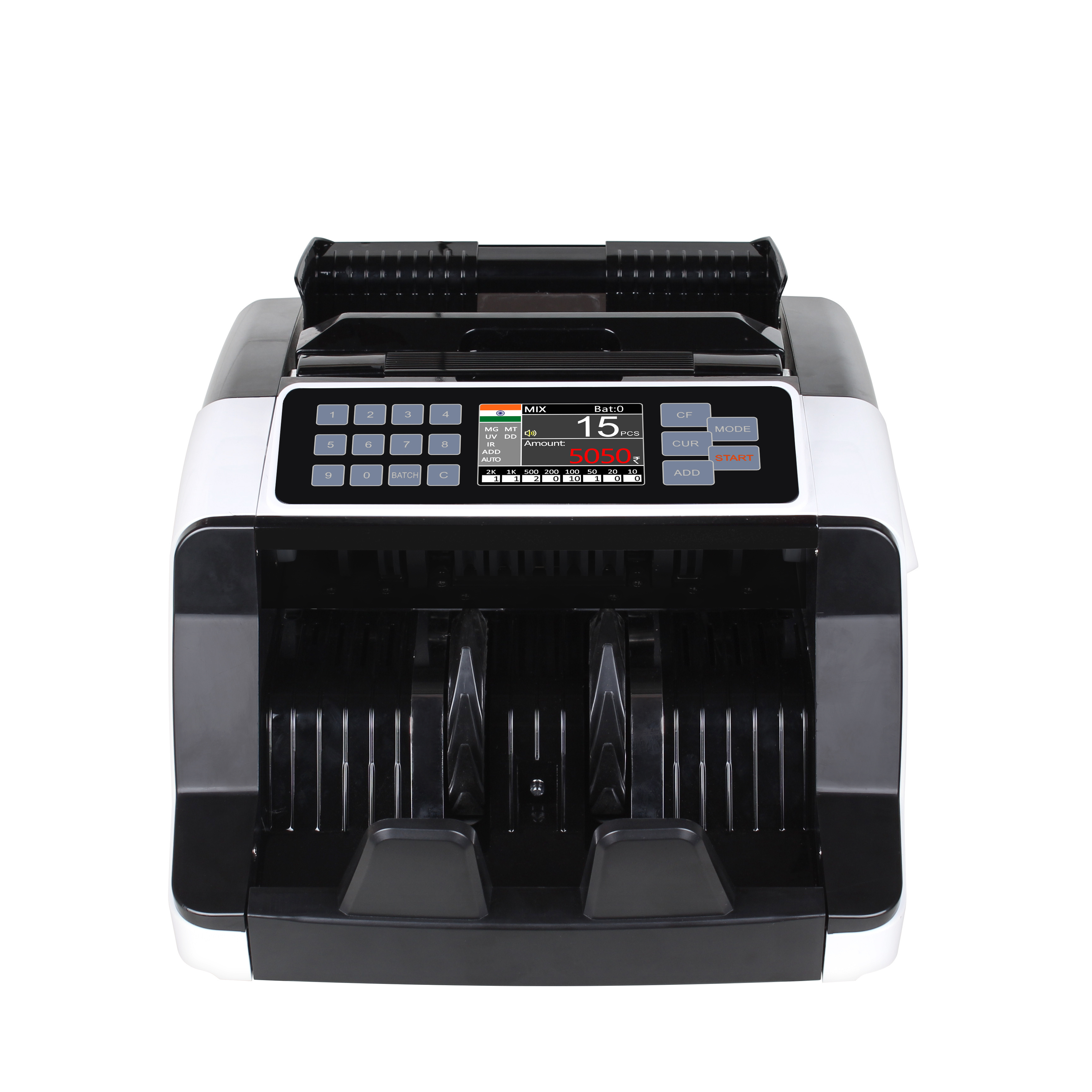 AL-7200 Counterfeit Portable Loose Money Counter with Built-in Fake Note Detection Currency Cash Note Counting Machine