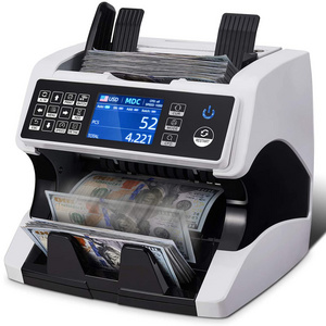 AL-920 Mixed Denomination 2 CIS Authenticating Coin Counting Machine Money Counter Detector Verifier Currency  Machine