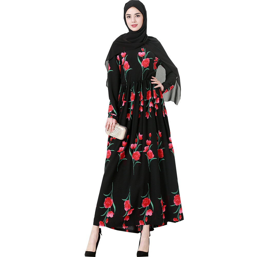 5080# Hot Girl Muslimah Clothing Woman Xxx Photo Wear Cloth Middle East Arab Arabian Caftan Marocain Dress Muslim