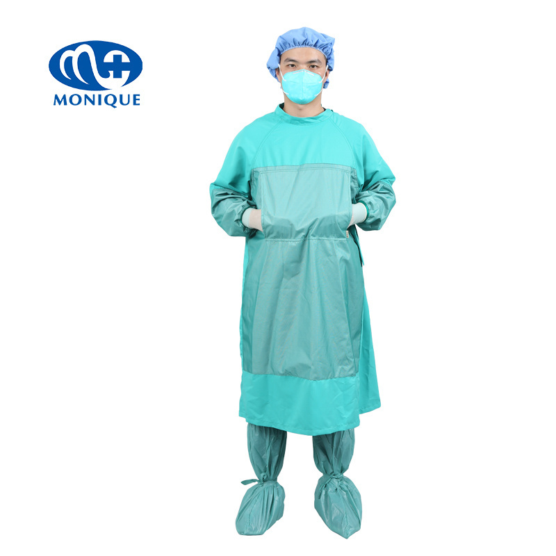 Reusable Operating Theater Cotton Surgical Gowns Made Of Cotton Fabrics/reusable Medical Uniform/green Reusable Medical Uniform