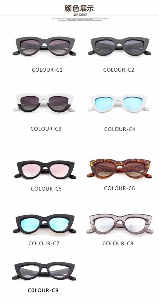 MONIQUE CatEye Sunglasses For Women Pink Mirror Shades Female Sun Glasses Black White Coating Cateye Aviation Oculos 2019