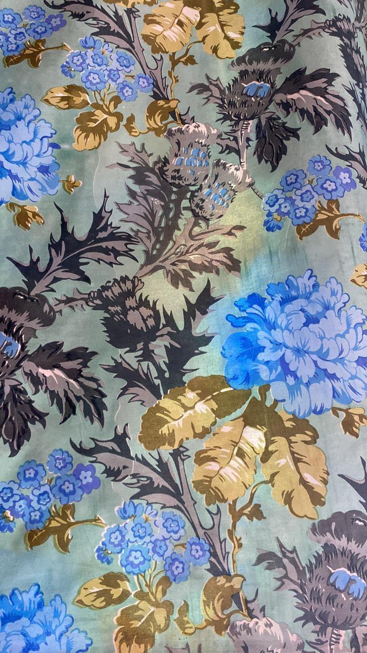 New Trendy Wholesale Running Fabric Indian Cloth Textile 100% Cotton Material Floral Screen Print Multi Use Fabric Cheap Price