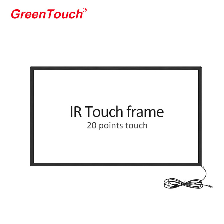 47,48,49,50,55,58 inch infrared Multi touch screen ir touch frame flat touch screen panel