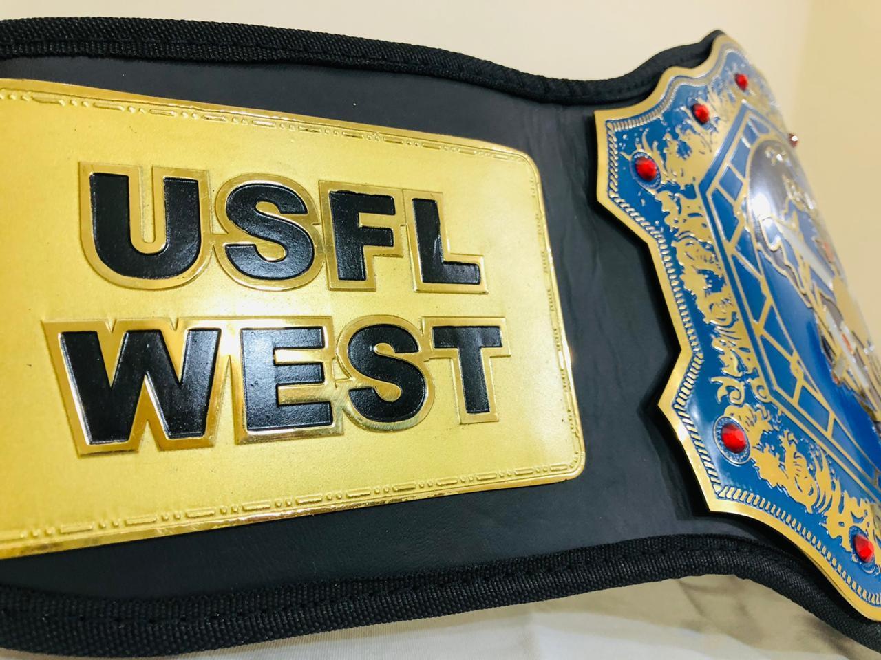 Customized 2mm Zinc Plates Championship Belt Real leather and artificial Leather strap fur on back