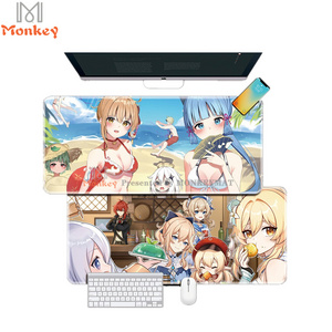 MONKEY OEM Design Customized Shape rubber mouse pad  Oppai mouse pad