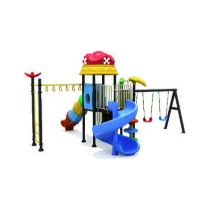 Children Plastic Slides And Swings For School And Park Kids Play Outdoor Playground