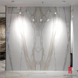 3200x1600 foshan big size Calacatta ceramic ultra thin large porcelain marble tiles flooring