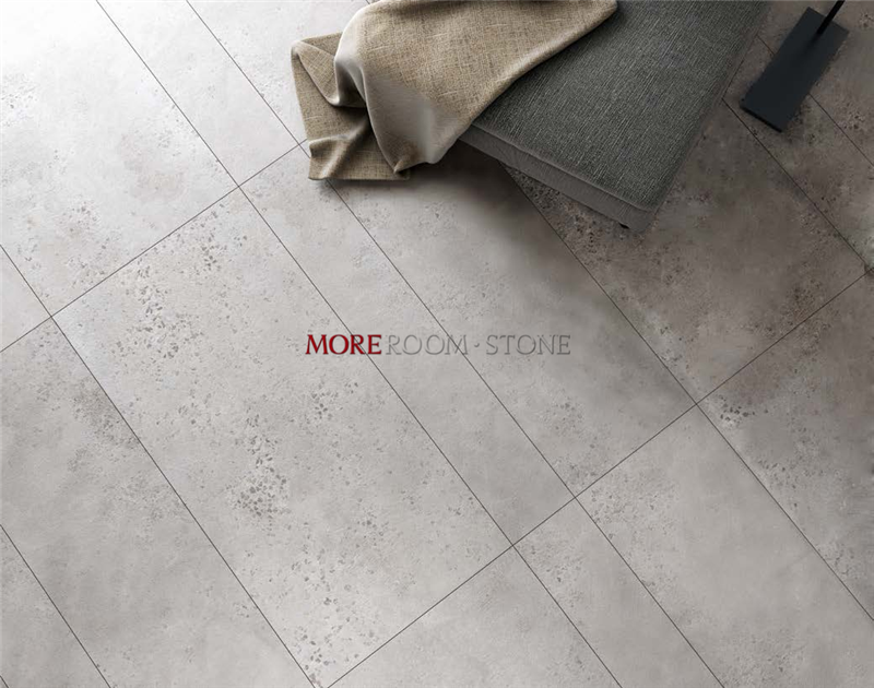 600x1200 Bathroom big tiles walls and floors heat resistant Grey Slate Stone Anti Slip Porcelain Concrete Floor Tiles