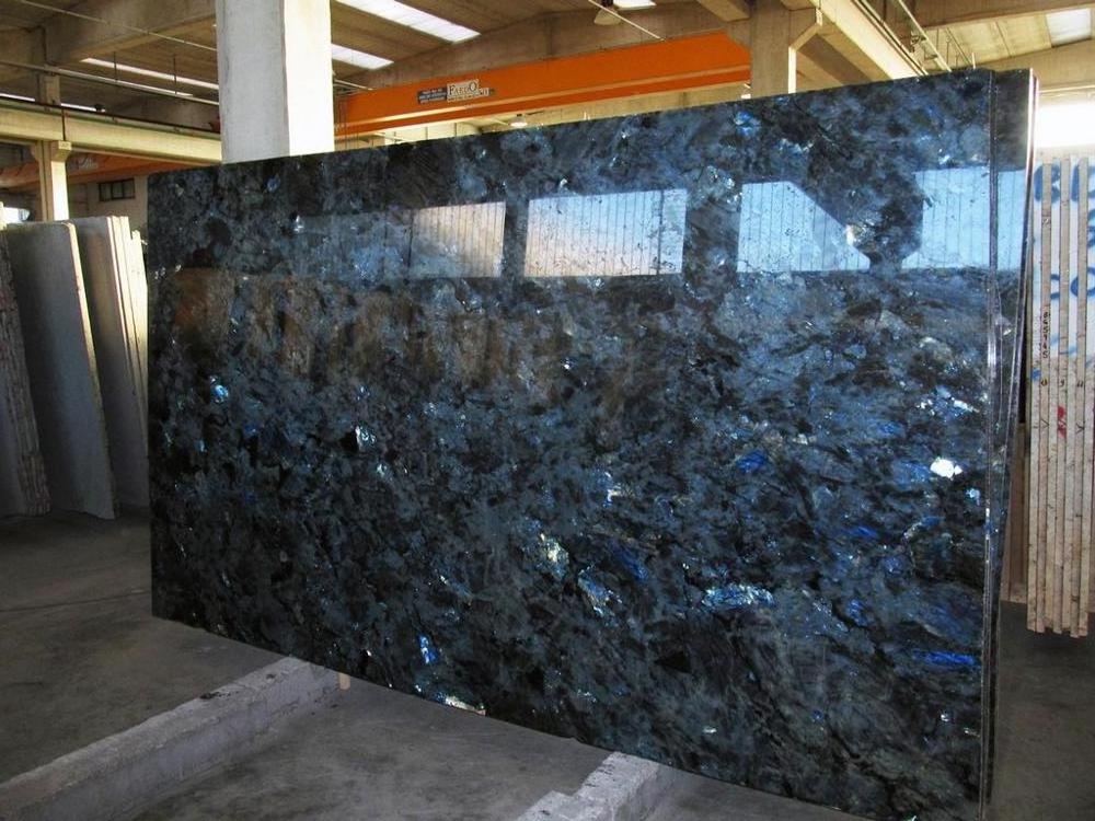 yunfu factory directly sale semi precious stone Blue Granite Labradorite Countertop